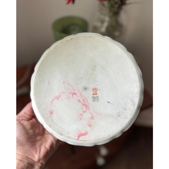 Tressemann & Vogt [T&V] Limoges Bowl Made in France Hand-Painted Floral Peony - Picture 4 of 7